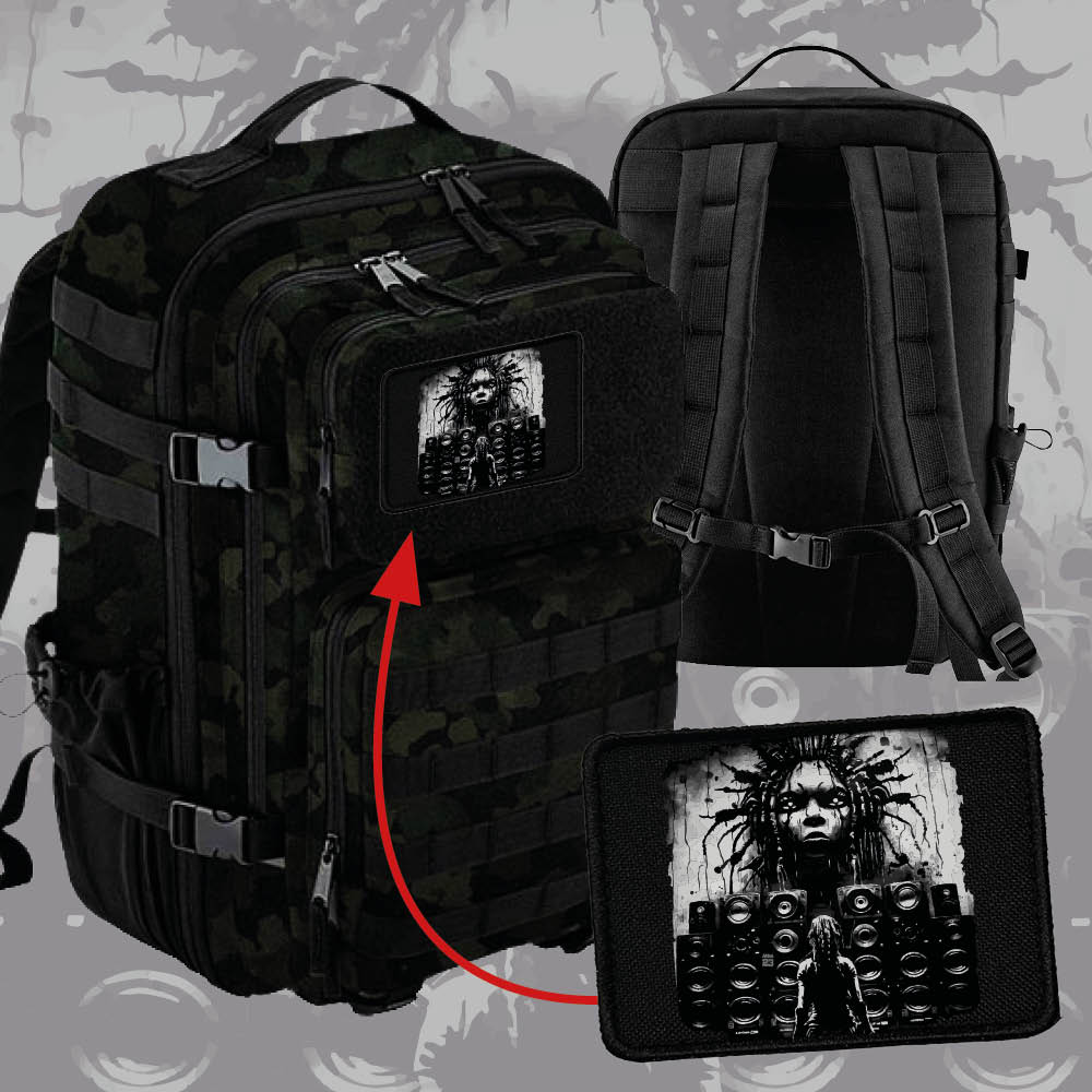 Batoh s vyměnitelnými patchemi 35L